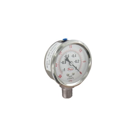 Dwyer Instruments 2.5" SS Gage, 1/4" npt bottom connection, range 100 psi SGZ-D10522N